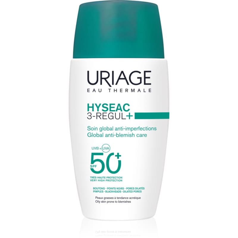 Hyseac 3-Regul+ Global Anti-Blemish Care SPF50+ krem na dzień dla skóry tłustej SPF 50+