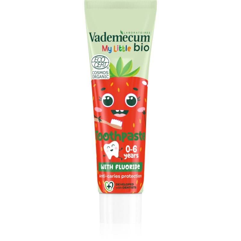 BIO My Little Strawberry pasta do zębów dla dzieci z fluorem truskawka