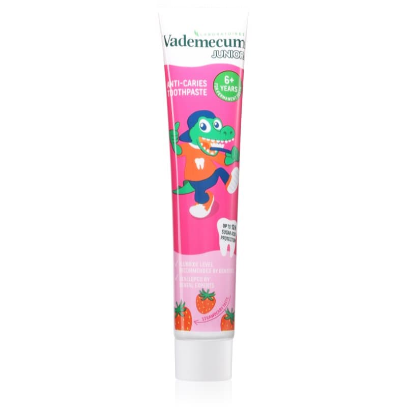 Junior Fresh Strawberry pasta do zębów dla dzieci 6+ lat