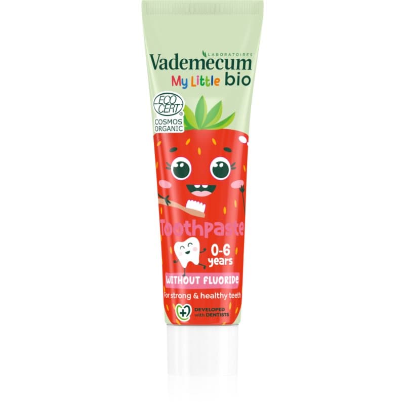 BIO Strawberry pasta do zębów dla dzieci bez fluoru truskawka