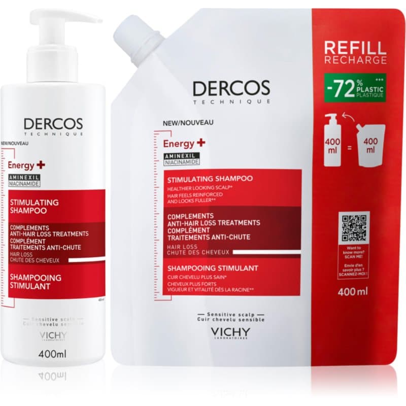 Dercos Energy + zestaw przeciw wypadaniu włosów