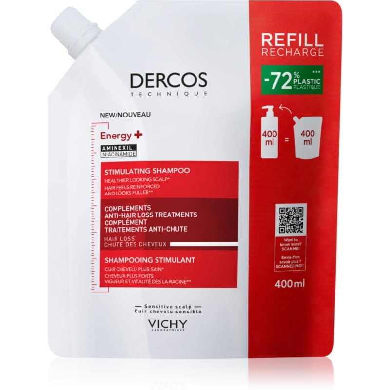 Dercos Energy + szampon wzmacniający przeciw wypadaniu włosów