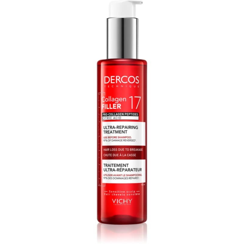 Dercos Collagen Filler 17 kuracja regenerująca do słabych włosów z tendencją do wypadania