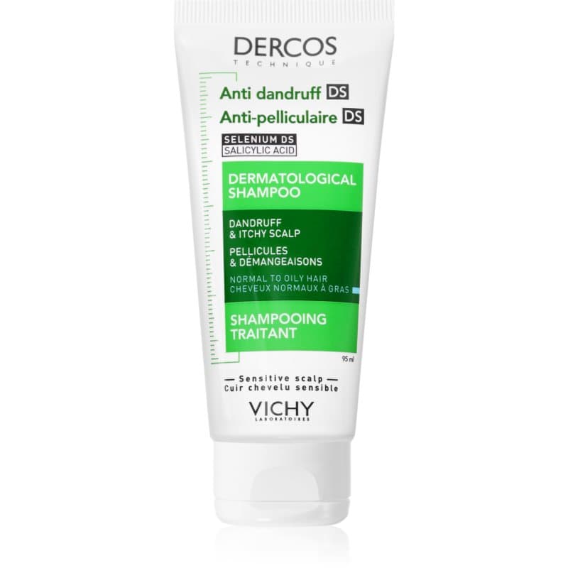 Dercos Anti-Dandruff szampon przeciwłupieżowy do włosów normalnych i przetłuszczających się