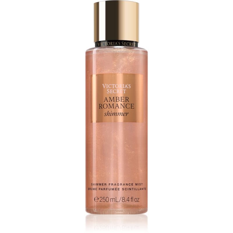 Amber Romance Shimmer spray do ciała z brokatem dla kobiet