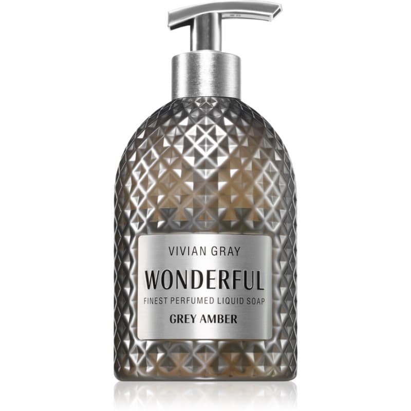 Wonderful Grey Amber luksusowe mydło w płynie do rąk perfumowany