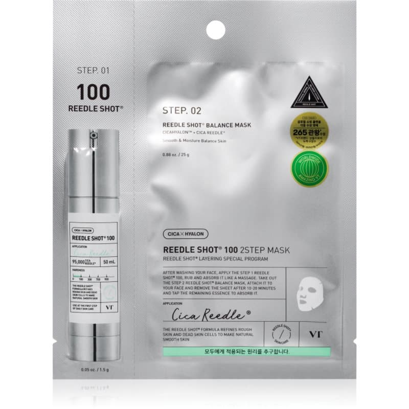 Reedle Shot 100 2-Step Mask maseczka intensywnie regenerująca do dwufazowej pielęgnacji skóry