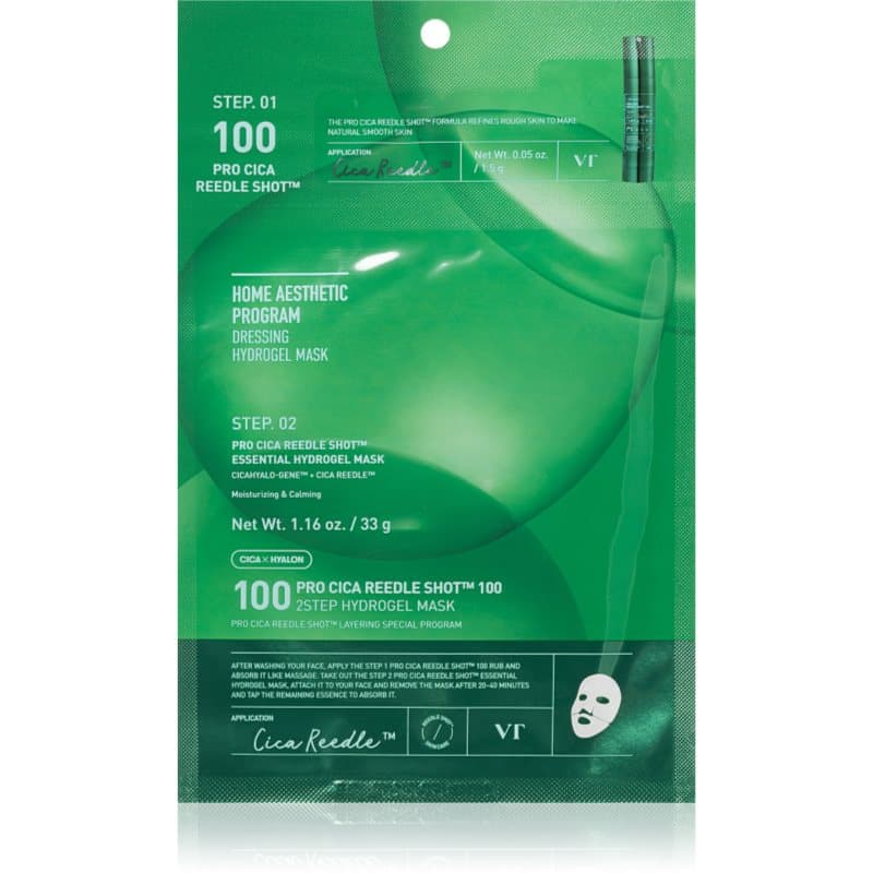 Pro Cica Reedle Shot 100 2Step Hydrogel Mask maska hydrożelowa o intensywnym działaniu o działaniu uspokajającym