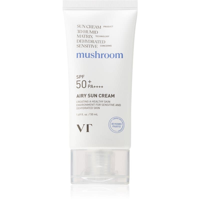 Mushroom Airy Sun Cream krem ochronny do twarzy o działaniu nawilżającym SPF 50+