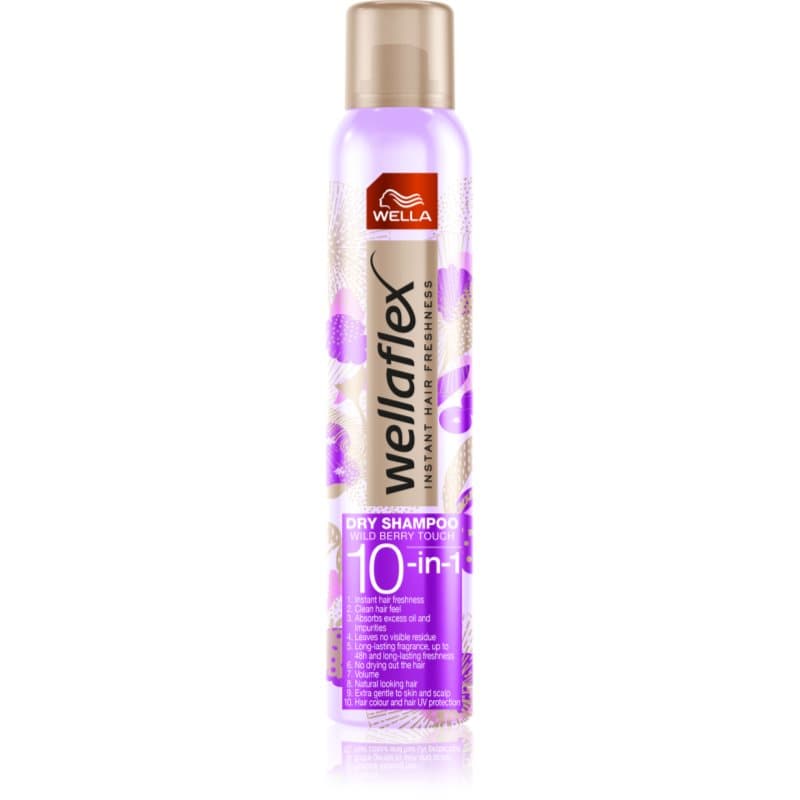 Wellaflex Wild Berry Touch suchy szampon o delikatnym zapachu kwiatów
