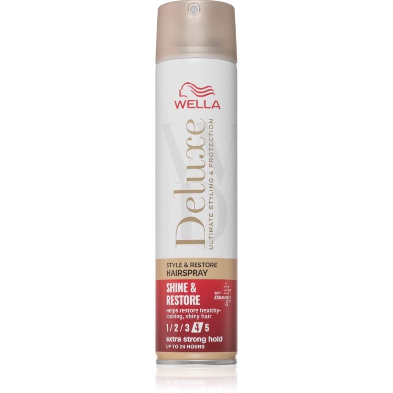Deluxe Shine & Restore lakier do włosów z silnym utrwaleniem do zwiększenia objętości
