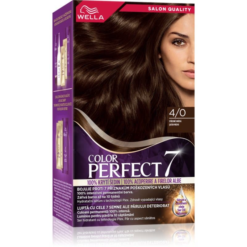Color Perfect farba do włosów odcień 4/0 Medium Brown