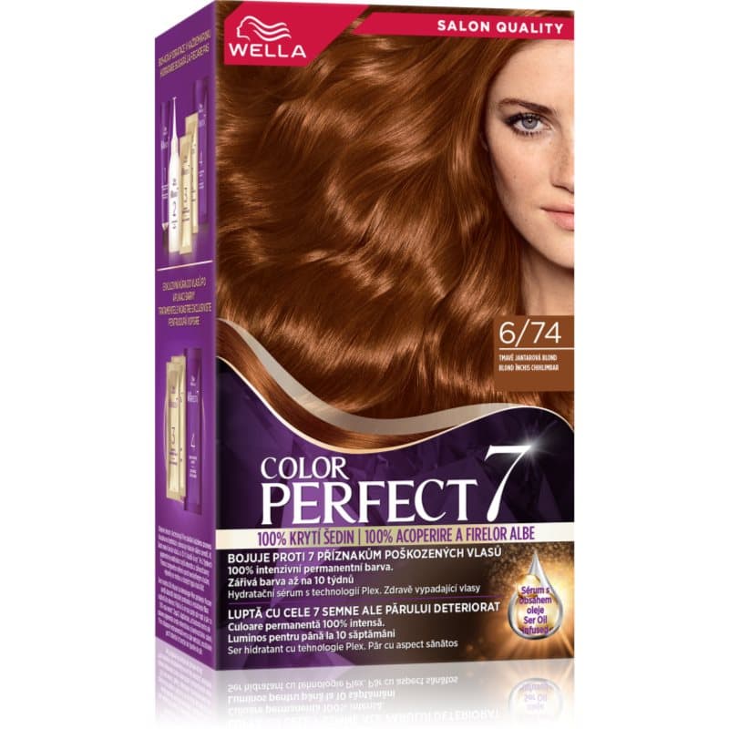 Color Perfect farba do włosów odcień 6/74 Dark Blonde Amber