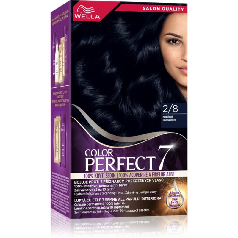Color Perfect farba do włosów odcień 2/8 Blue Black