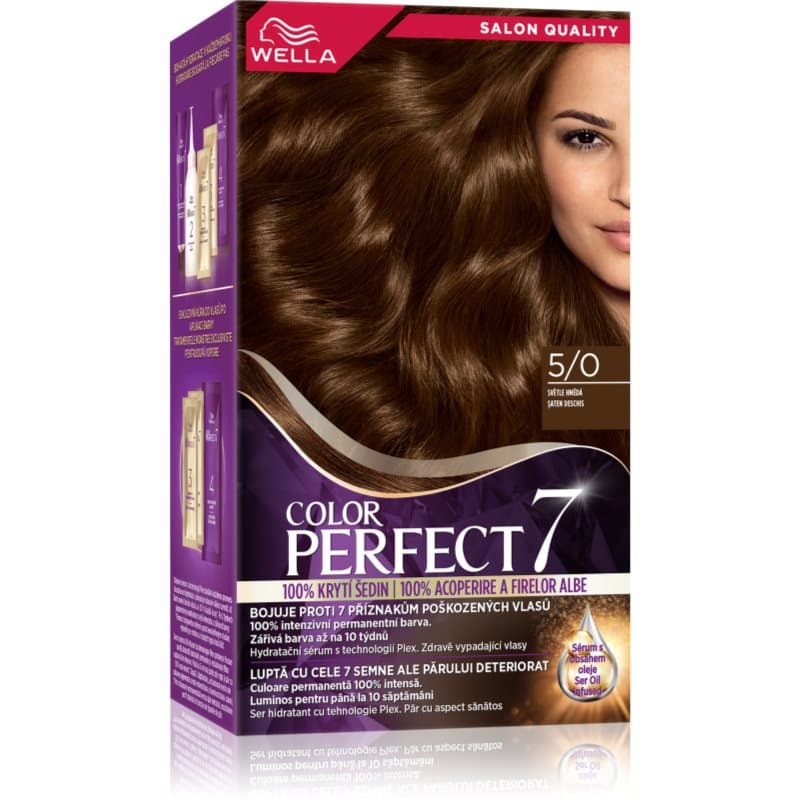 Color Perfect farba do włosów odcień 5/0 Light Brown