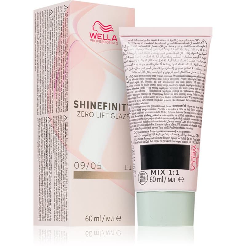 Shinefinity Zero Lift Glaze demi-permanentna farba do włosów odcień 09/05 - Silk Blush