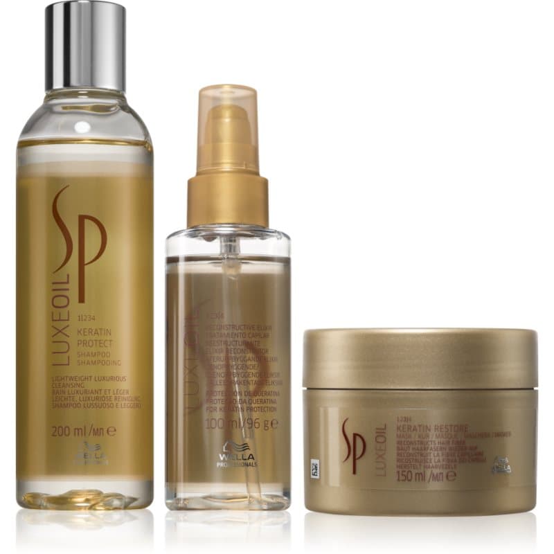 SP Luxe Oil Set wygodne opakowanie dla doskonałego wyglądu włosów