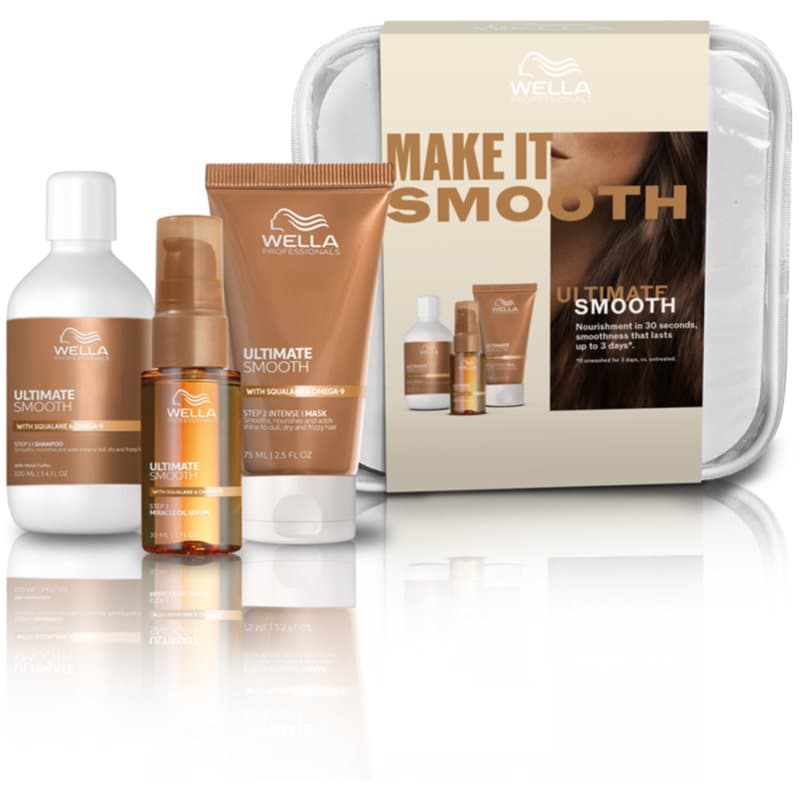 Ultimate Smooth Set zestaw podróżny do nabłyszczania i zmiękczania włosów
