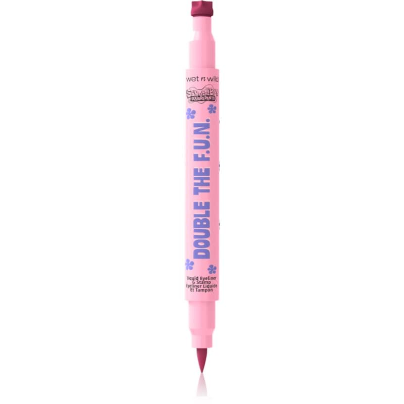 SpongeBob SquarePants Double The F.U.N. Liquid Eyeliner & Stamp eyeliner wielofunkcyjny odcień Jumpin' Jellyfish
