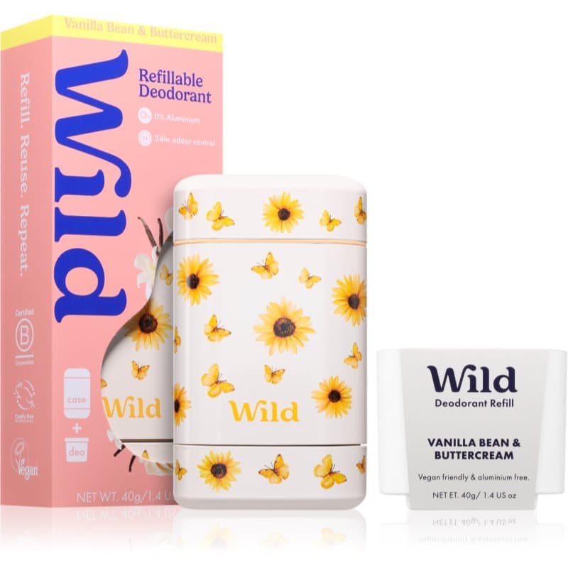 Vanilla Bean Buttercream Sunflower Case dezodorant w sztyfcie z futerałem