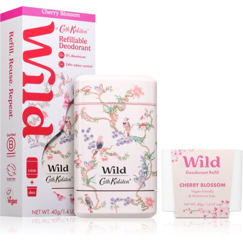 Cherry Blossom Birds and Berries Case dezodorant w sztyfcie z futerałem