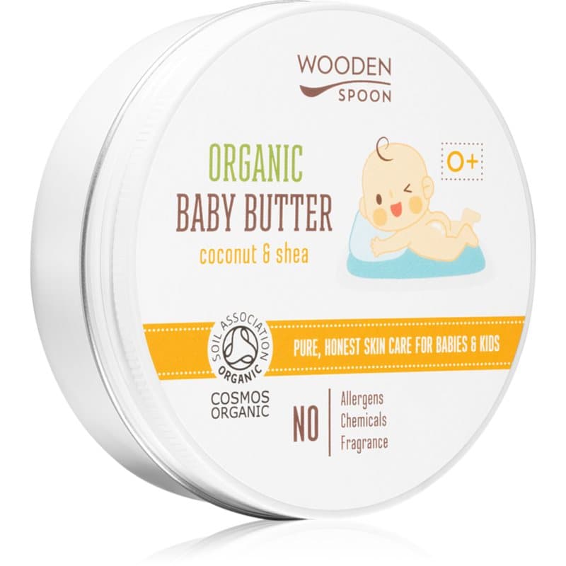 Organic Coconut & Shea masło do ciała dla dzieci od urodzenia