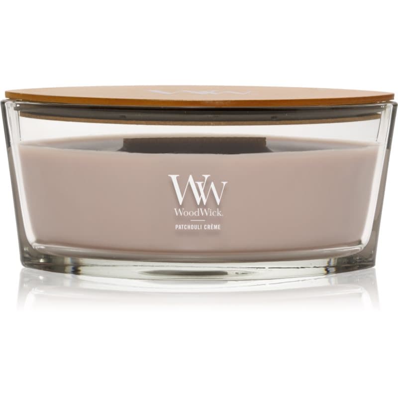 Opulent Wood Patchouli Creme świeczka zapachowa z drewnianym knotem