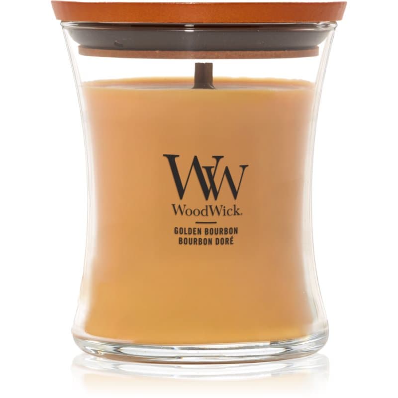 Opulent Woods Golden Bourbon — świeca w słoiku
