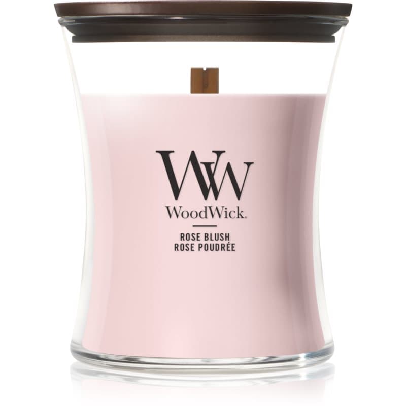 Rose Blush świeczka zapachowa z drewnianym knotem