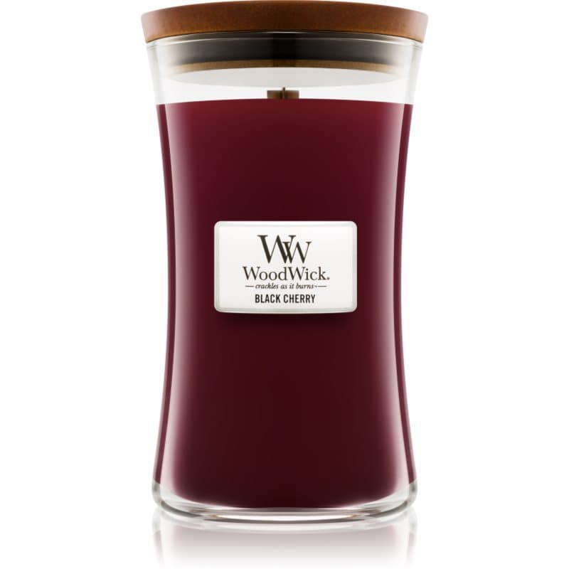 Black Cherry świeczka zapachowa z drewnianym knotem