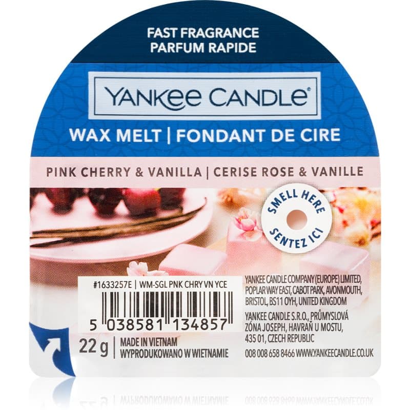 Pink Cherry & Vanilla wosk do aromaterapii