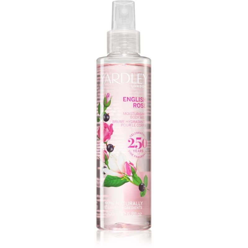 Yardley English Rose nawilżający spray do ciała dla kobiet