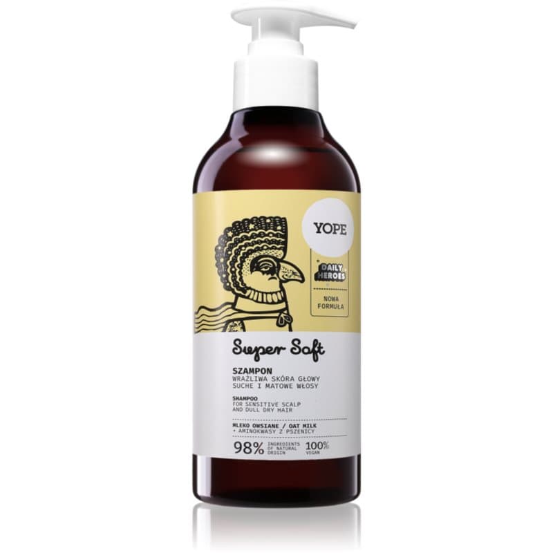 Daily Heroes Soft Shampoo Oat Milk delikatny szampon do skóry wrażliwej