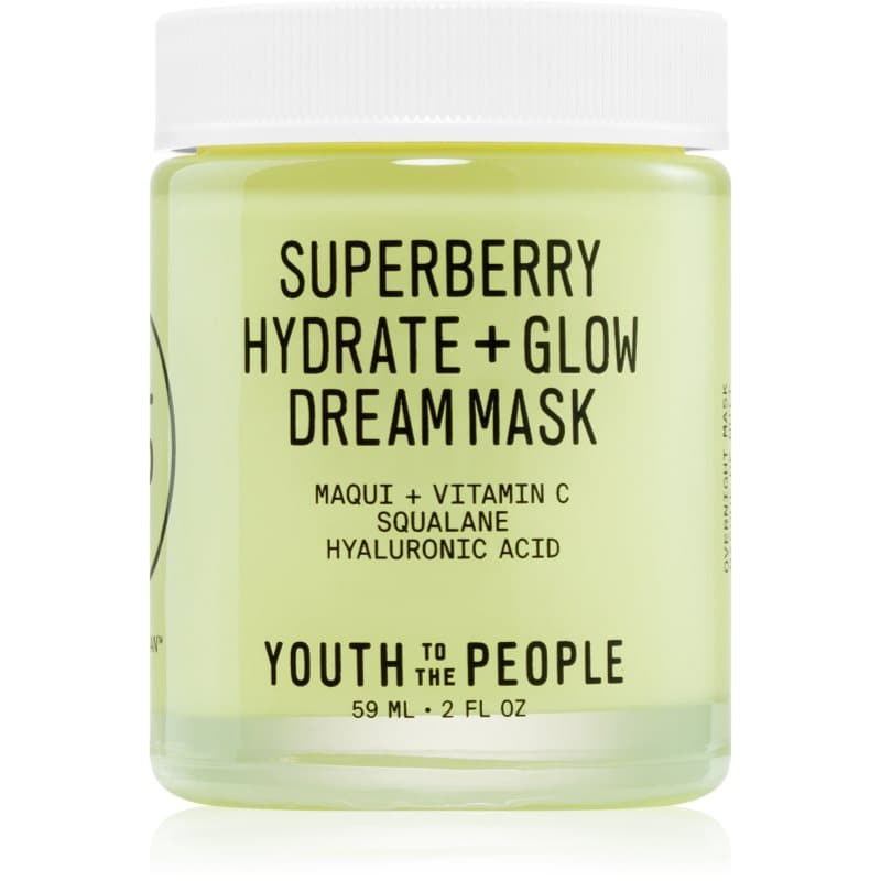 Superberry Hydrate + Glow Dream Mask maseczka do rozjaśnienia i nawilżenia