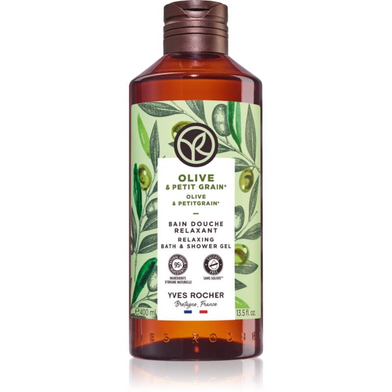 Bain de Nature relaksujący żel pod prysznic Olive & Petit Grain