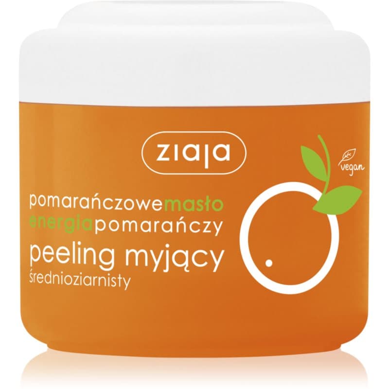 Pomarańczowa peeling myjący z mikrogranulkami