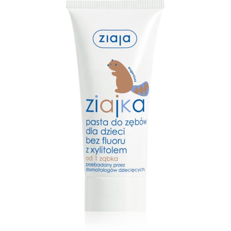 Ziajka pasta do zębów dla dzieci bez fluoru z xylitolem