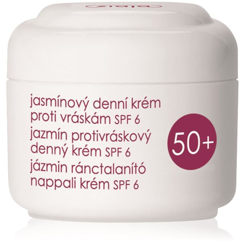 Jaśminowa krem przeciw zmarszczkom na dzień SPF 6 ochrona niska