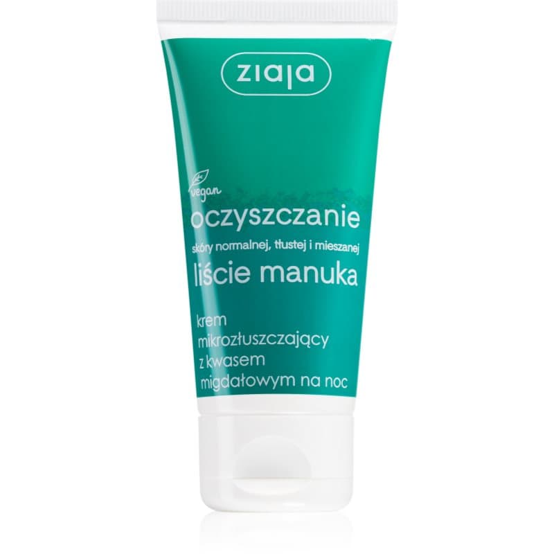 Liście Manuka krem mikrozłuszczający z kwasem migdałowym na noc