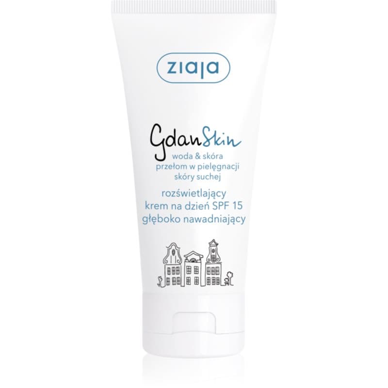 Gdanskin rozświetlający krem na dzień SPF 15 głęboko nawadniający