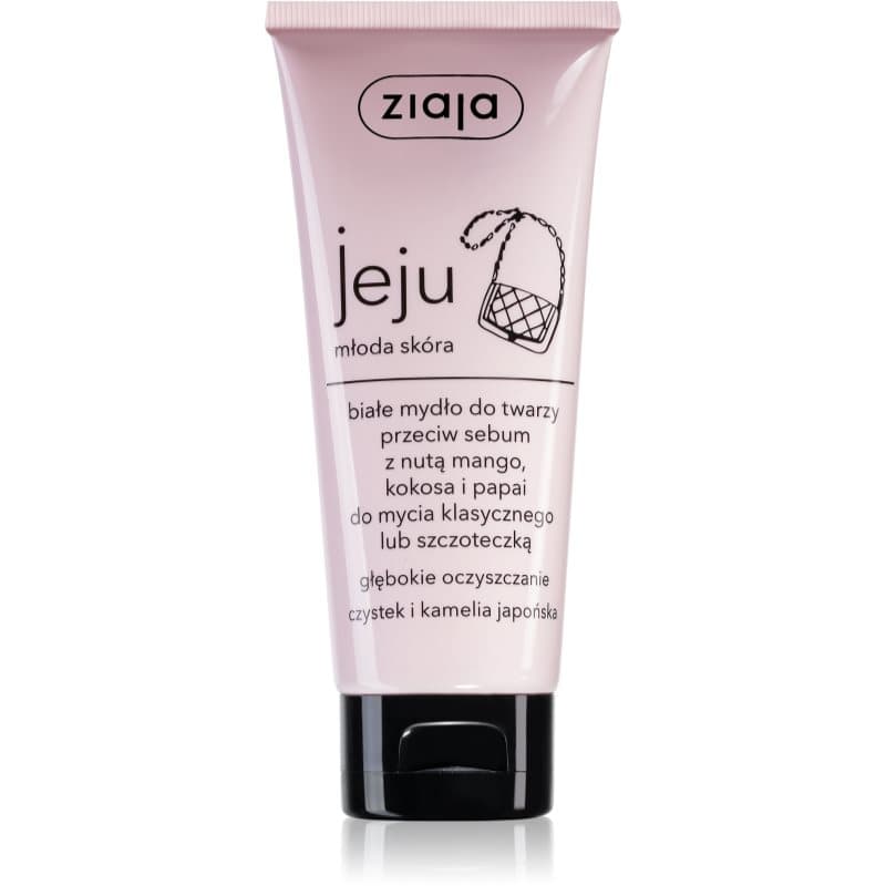 Jeju białe mydło do twarzy przeciw sebum