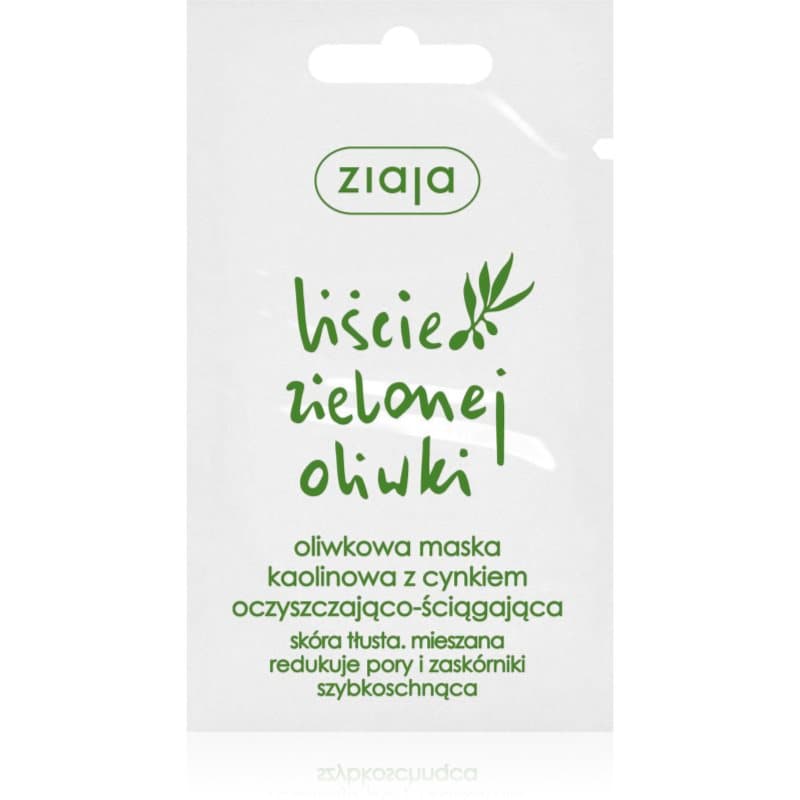 Liście Zielonej Oliwki oliwkowa maska kaolinowa z cynkiem oczyszczająco-ściągająca