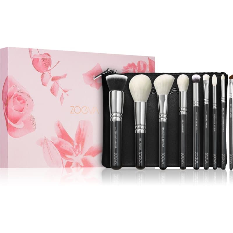 The Complete Brush Set zestaw pędzli z kosmetyczką