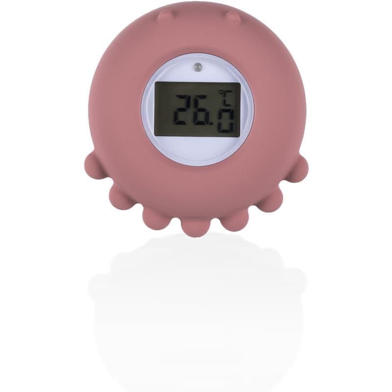 Silicone Digital Thermometer 2in1 termometr cyfrowy do wanny Old Pink