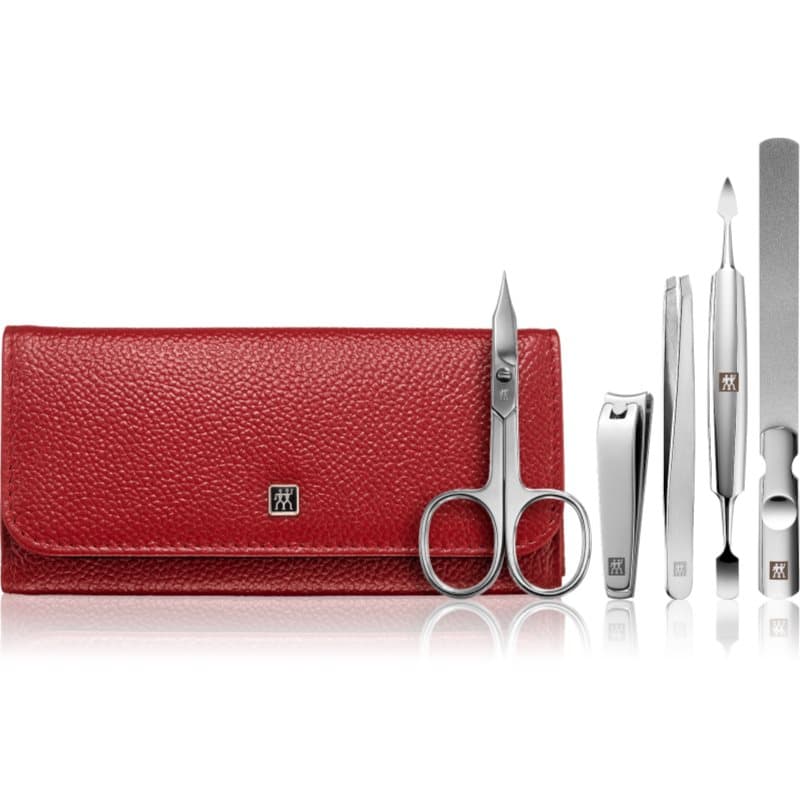 Classic Inox zestaw do manicure + skórzane etui