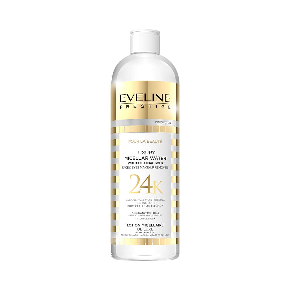 Eveline Prestige Luksusowy płyn micelarny z molekułami złota