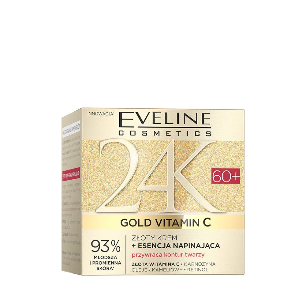 24K Gold Vitamin C Złoty krem + esencja napinająca 60+