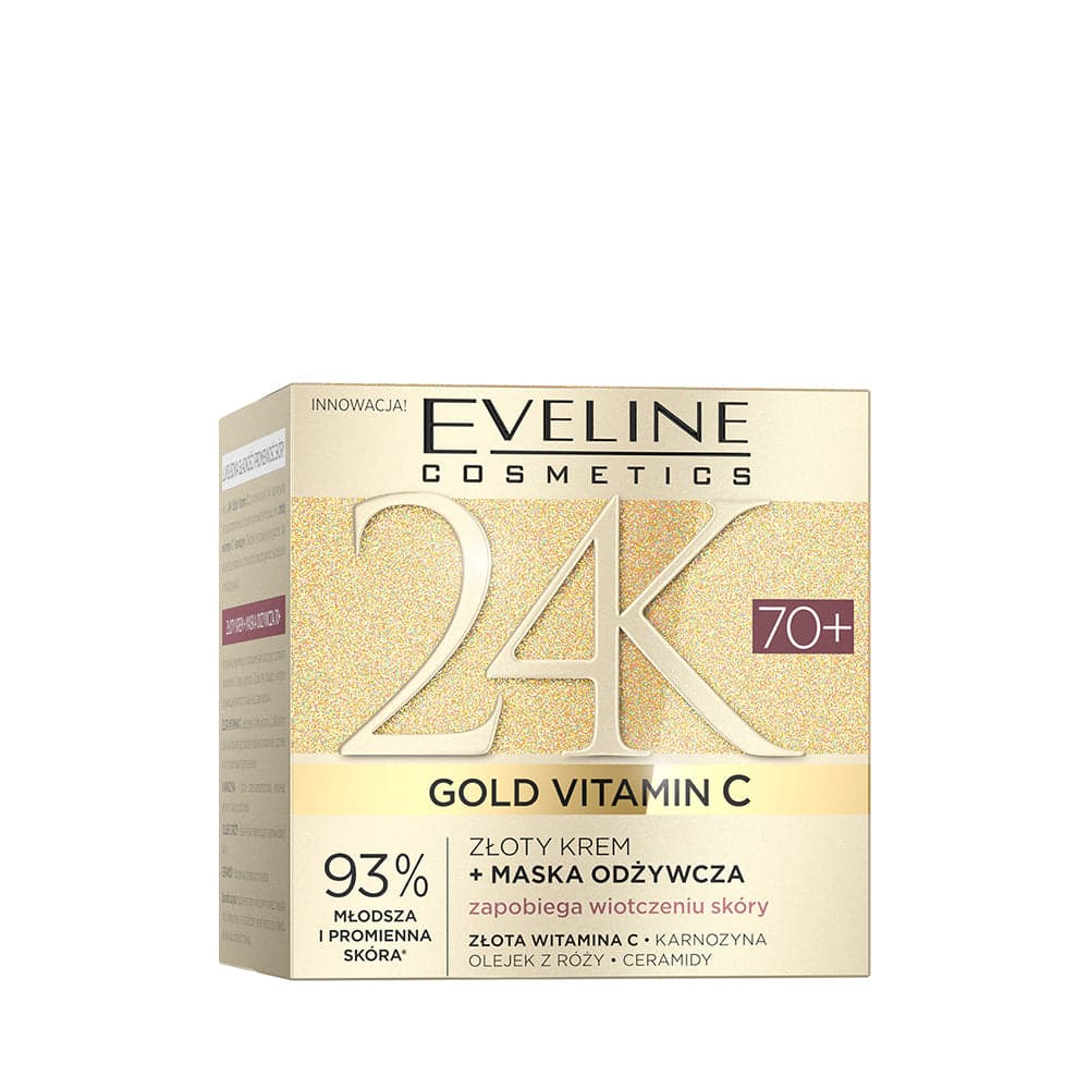24K Gold Vitamin C Złoty krem–maska odżywcza 70+