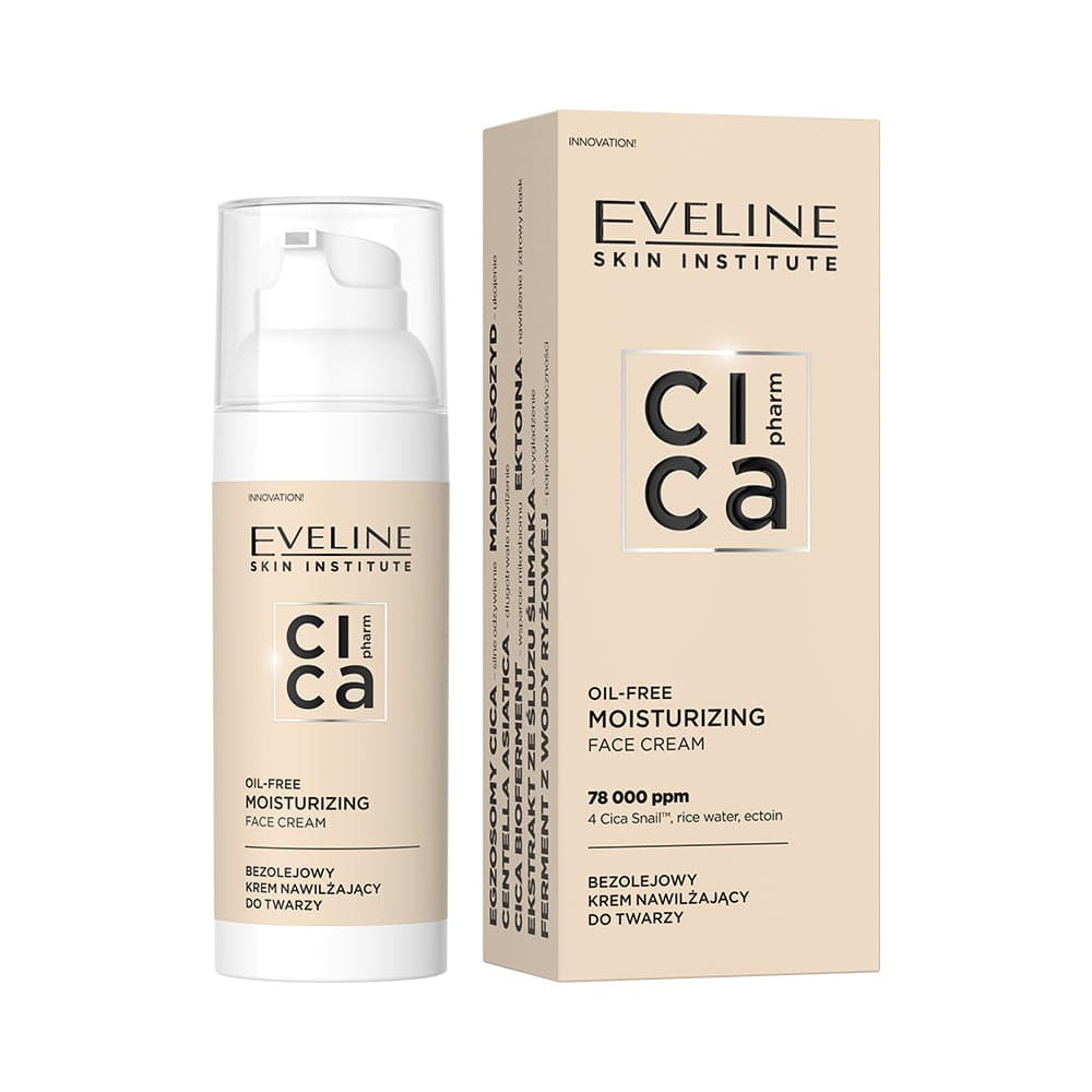 Eveline Skin Institute / Cica pharm Bezolejowy krem nawilżający do twarzy