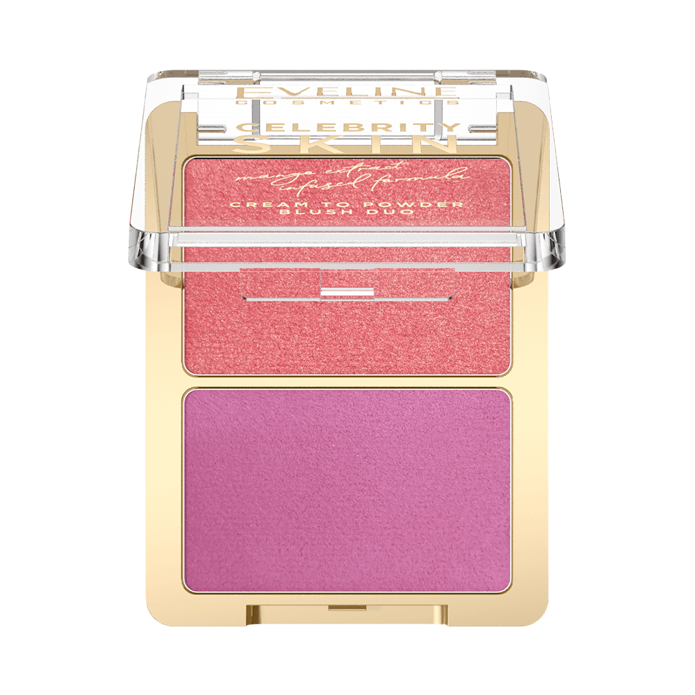 Eveline Celebrity Skin Duo Róż kremowy do policzków - 02 Sunset Flush